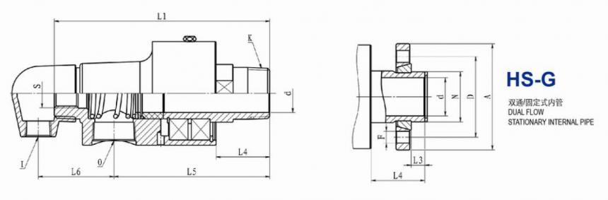 HD型旋轉(zhuǎn)接頭圖紙