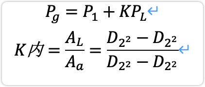 旋轉接頭端面密封上的比壓公式